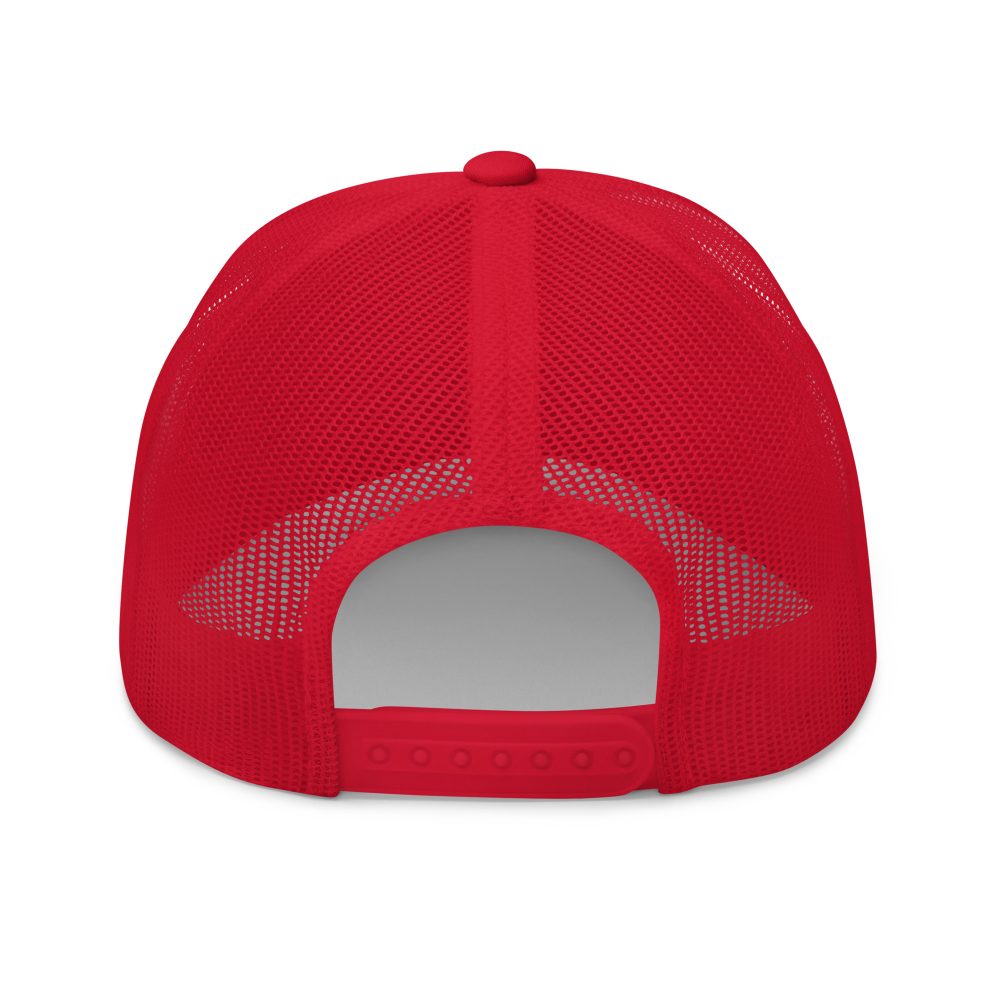 I Am Progress RED Hat with Black Lettering