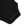 I Am Progress Organic Cotton Baby Bodysuit (Black)