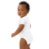 I Am Progress Organic Cotton Baby Bodysuit (White)