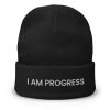 I Am Progress Beanie - Black
