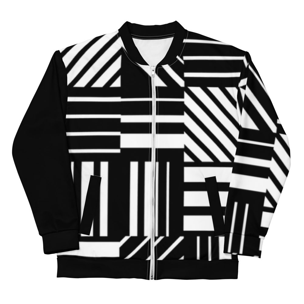 I Am Progress Maze Bomber Jacket