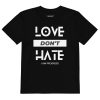 Organic Cotton I Am Progress Kids T-shirt Love Don't Hate