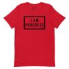 I Am Progress T-Shirt (Red/Black)