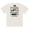 oversized-faded-t-shirt-faded-bone-back-669a909f20888.png I Am Progress® Oversized | Fearfully Made | T-Shirt