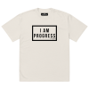 oversized-faded-t-shirt-faded-bone-front-669a909f1f7d8.png I Am Progress® Oversized | Fearfully Made | T-Shirt