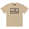 oversized-faded-t-shirt-faded-khaki-front-669a909f1b53c.png I Am Progress® Oversized | Fearfully Made | T-Shirt