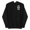unisex-premium-hoodie-black-front-668d35bb4ce0e.jpg I Am Progress® 01 Love Never Fails Hoodie | Black