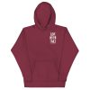 unisex-premium-hoodie-maroon-front-668d365ca519b.jpg I Am Progress® 01 Love Never Fails Hoodie | Burgundy