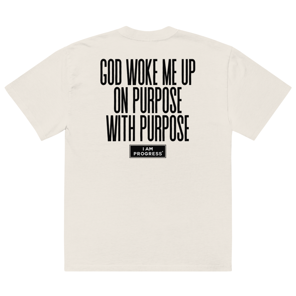 IAP® God Woke Me Up Oversized 2.0 T-Shirt