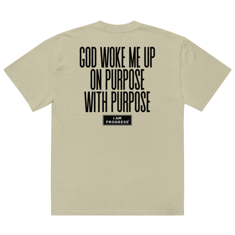 IAP® God Woke Me Up Oversized 2.0 T-Shirt