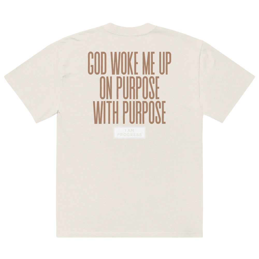 IAP® God Woke Me Up Oversized 2.1 T-Shirt