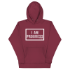 I Am Progress® Hoodie (Burgundy)