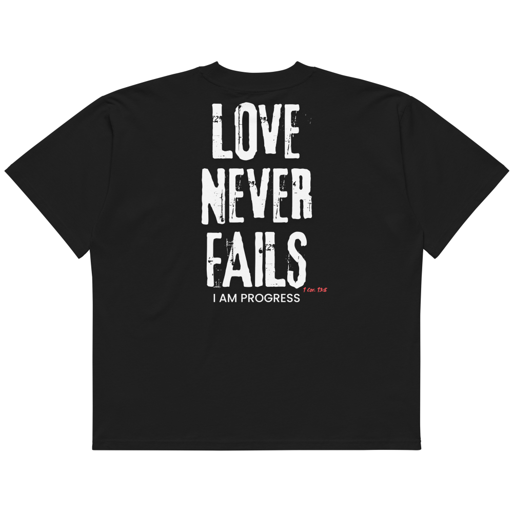 IAP® Love Never Fails Oversized T-Shirt
