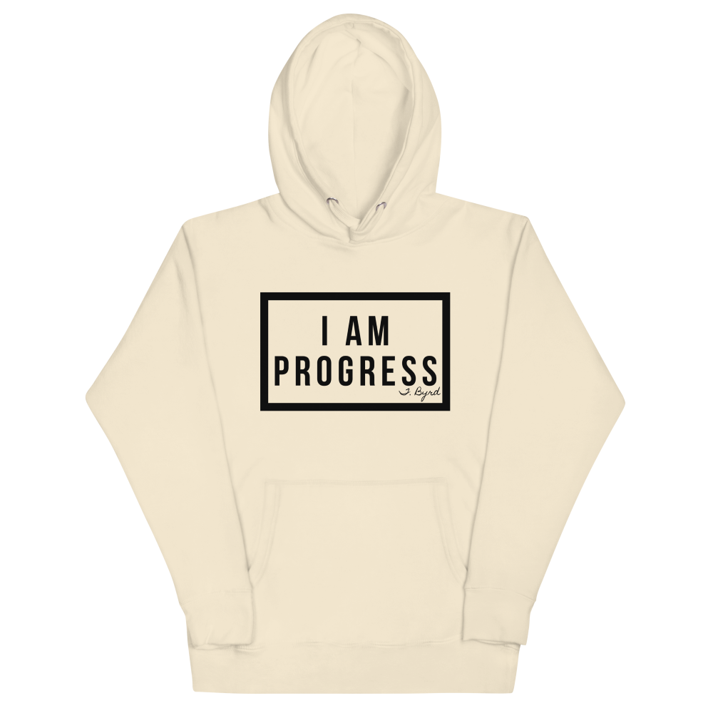 I Am Progress® Hoodie (Bone)