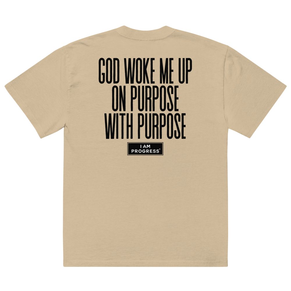 IAP® God Woke Me Up Oversized 2.0 T-Shirt