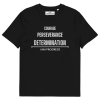 Organic Cotton I Am Progress Courage Perseverance Determination T-shirt